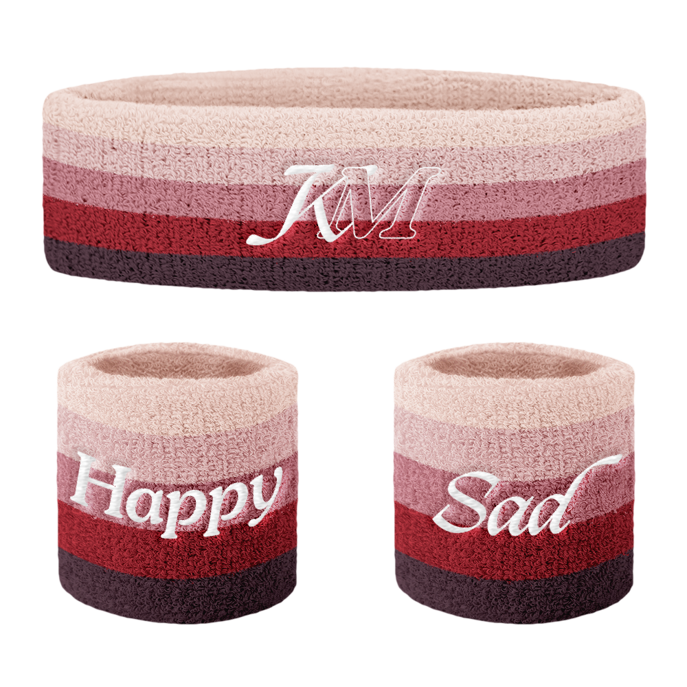 HAPPY & SAD SWEATBAND SET