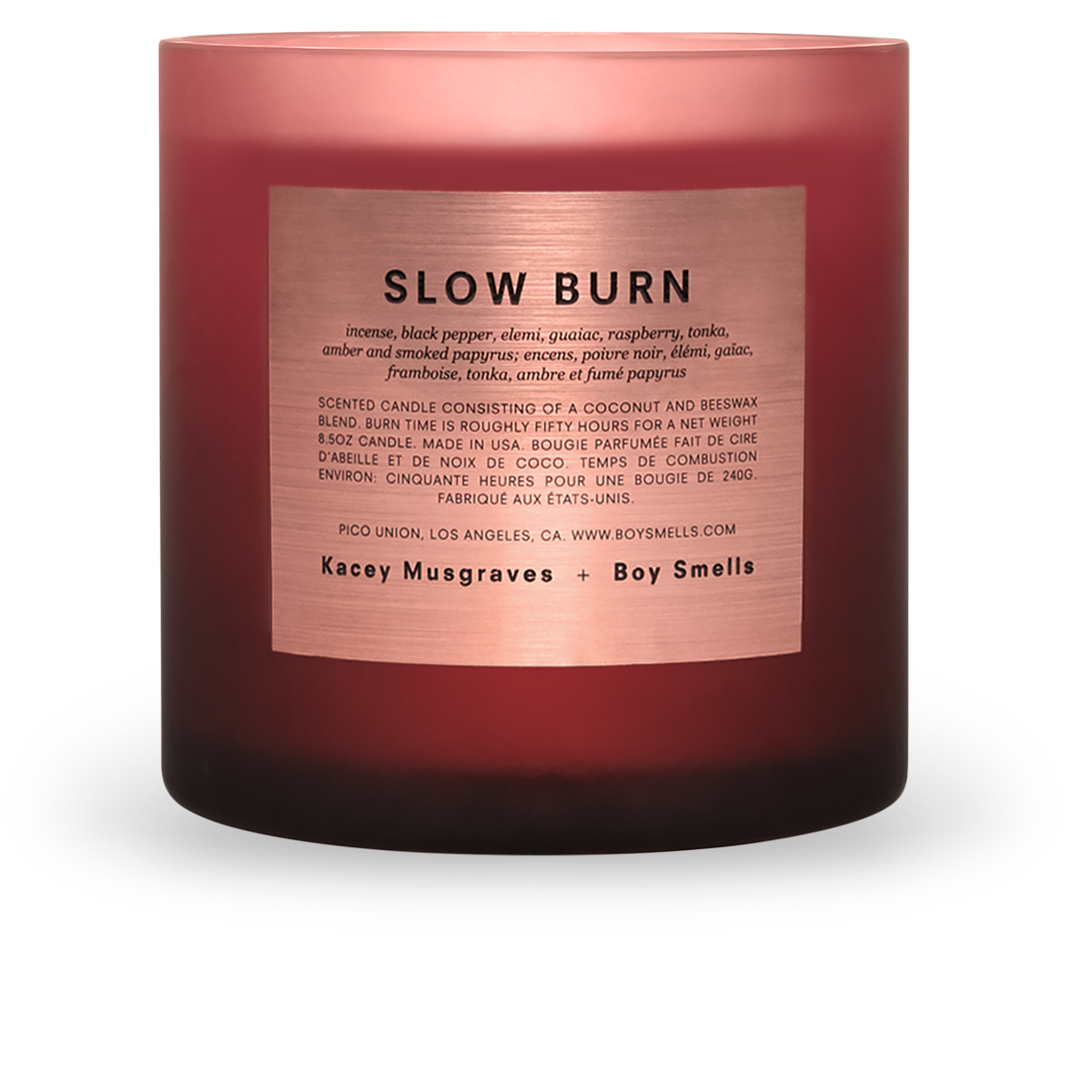 KM + Boy Smells Slow Burn Candle