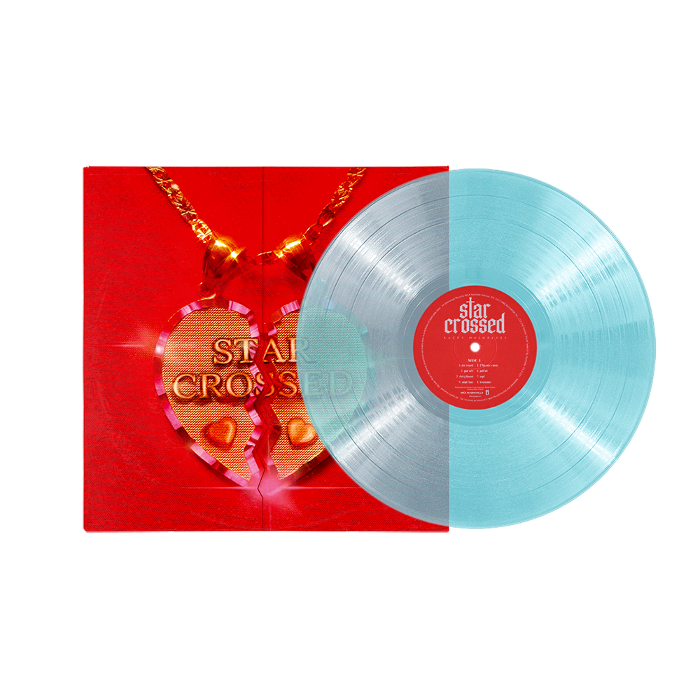 Red & Teal Hearts Vinyl