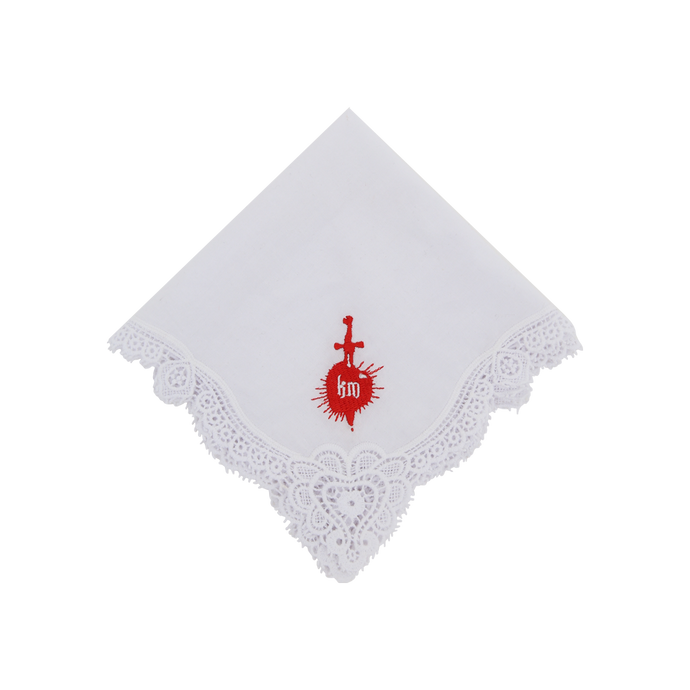 KM Embroidered Handkerchief